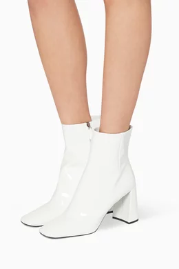 Prada white ankle boots clearance