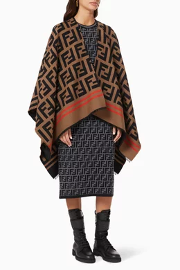 Fendi poncho sale shop