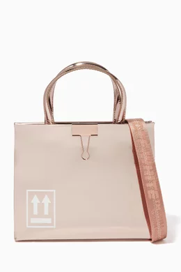 Off white mirror box bag hotsell