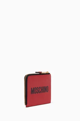 Buy Moschino Red Roman Teddy Bear Wallet For Women Online Ounass