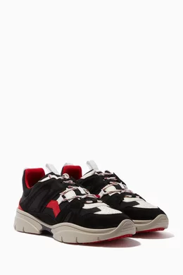 Buy Isabel Marant Black Kindsay Leather Neoprene Sneakers For Women Online Ounass Bahrain