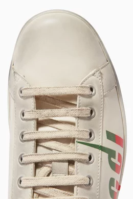 Buy Gucci White New Ace Gucci Blade Sneakers For Men Online Ounass Bahrain