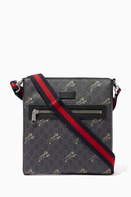 Gucci messenger tiger top
