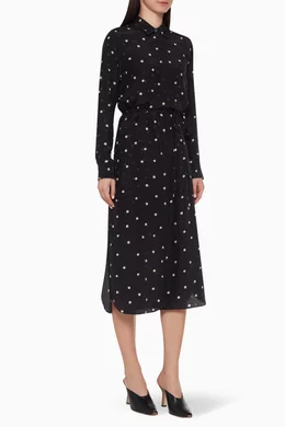 Theory silk shirt dress sale