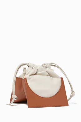 Buy YUZEFI White Pouchy Drawstring Bag For Women Online Ounass Bahrain