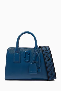 Buy Marc Jacobs Blue Little Big Shot Leather Tote Bag For Women Online Ounass Bahrain
