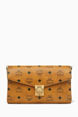 Buy MCM Brown Millie Visetos Cross Body Bag For Women Online Ounass Bahrain