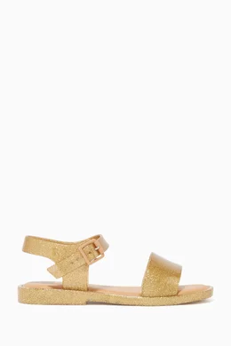Buy Mini Melissa Gold Mel Mar Sandals For Girls Online Ounass Bahrain