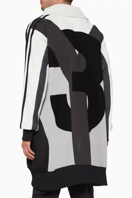 Y3 oversized varsity track top outlet