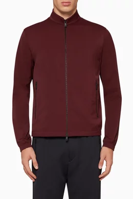 Buy Theory Red Tremont Neoteric Bomber Jacket For Men Online Ounass Bahrain