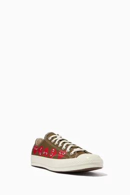 Khaki comme de garcon converse shop