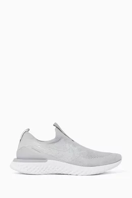 Nike epic phantom react flyknit white online