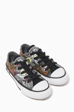 Buy Converse Grey Chuck Taylor All Star Dinosaur Sneakers For Boys Online Ounass Bahrain