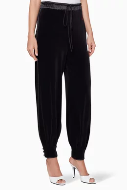 Buy Gucci Black Chenille Jogging Pants For Women Online Ounass Bahrain