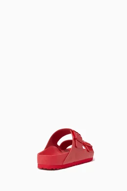 Buy Valentino Garavani Red Valentino Garavani x Birkenstock Leather Slide Sandals For Men Online Ounass Bahrain