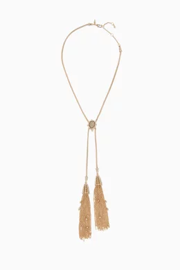 Alexis bittar tassel necklace online