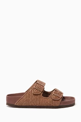 Birkenstock arizona raffia store