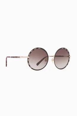 MCM Round Printed Sunglasses 11408532_7107654_600.jpg main image 3