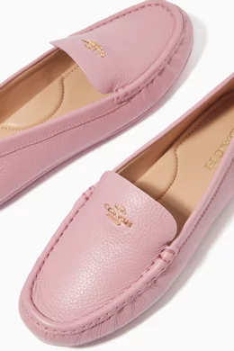Buy Coach Pink Marley Round toe Loafers in Leather For Women Online Ounass Bahrain