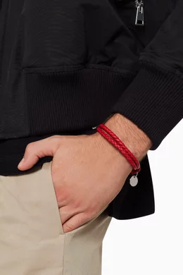 Bottega veneta woven leather bracelet shop