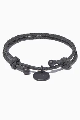 Intrecciato nappa bracelet top
