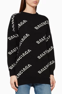 Womens balenciaga sweater on sale