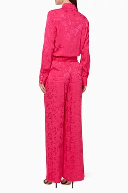 Staud pink jumpsuit hotsell