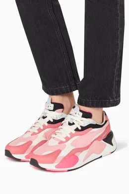Buy Puma Pink RS X Puzzle Sneakers For Women Online Ounass Bahrain