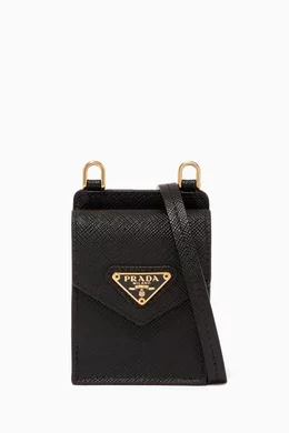 Prada saffiano leather airpods case clearance
