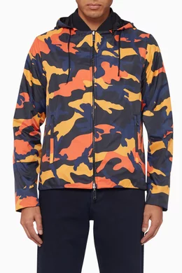 Buy Valentino Garavani Multicolour Reversible Camouflage Windbreaker For Men Online Ounass Bahrain