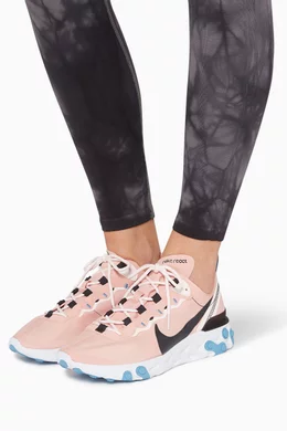 Buy Nike Pink React Element 55 Sneakers For Women Online Ounass