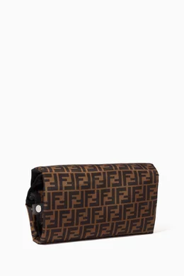 Buy Fendi Brown FF Logo Changing Mat For Baby Boys Online Ounass Bahrain