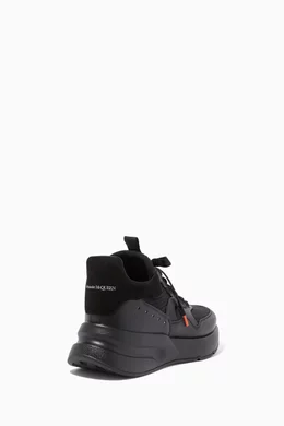 Alexander mcqueen oversized runner black store