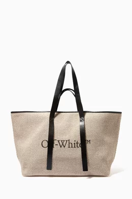 Off white commercial tote bag online