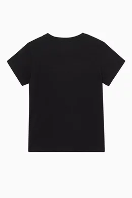 Buy adidas Black Trefoil Cotton Jersey T Shirt For Boys Online Ounass Bahrain