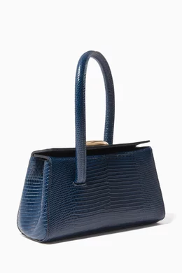 Buy Little Liffner Blue Baby Boss Leather Bag For Women Online Ounass Bahrain