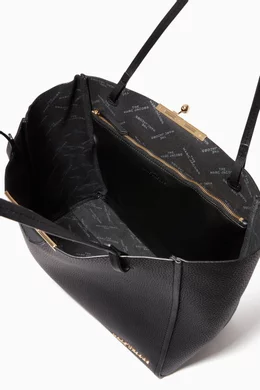 Buy Marc Jacobs Black Kiss Lock Leather Tote Bag For Women Online Ounass Bahrain