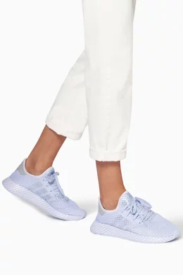 Buy adidas White Deerupt Mesh Runner Sneakers For Women Online Ounass Bahrain