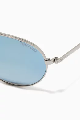 Buy TOM FORD Metallic Marko Aviator Sunglasses For Men Online Ounass Bahrain