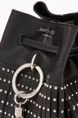 Buy Jimmy Choo Black Callie Drawstring S Bucket Bag with in Smooth Leather For Women Online Ounass Bahrain