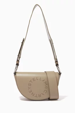 Buy Stella McCartney Neutral Mini Marlee Logo Bag in Eco Alter Nappa For Women Online Ounass Bahrain