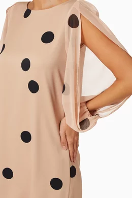 Buy Marella Pink Genzana Polka Dot Dress For Women Online Ounass Bahrain