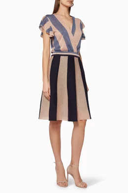 Marella striped dress 2025