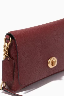 Crosstown crossbody in pebble leather store
