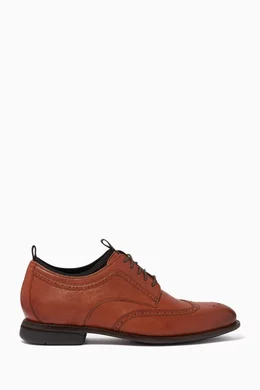 Buy Cole Haan Brown Holland Long Wing Oxford Shoes For Men Online Ounass Bahrain