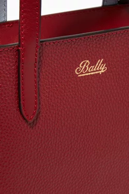 Buy Bally Red Rodeo XS Leather Tote Bag For Women Online Ounass Bahrain