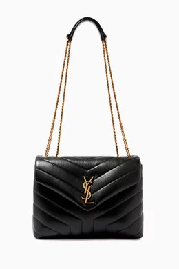 Buy SAINT LAURENT Black Small Loulou Bag in Y Matelasse Leather For Women Online Ounass Bahrain