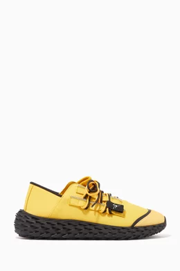 Giuseppe zanotti yellow sneakers discount