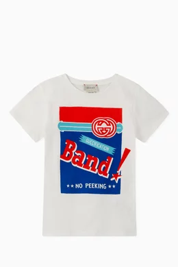 T shirt gucci band on sale