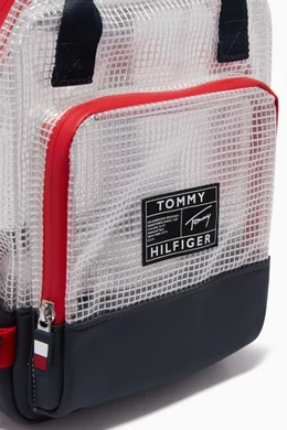 Tommy hilfiger transparent backpack outlet